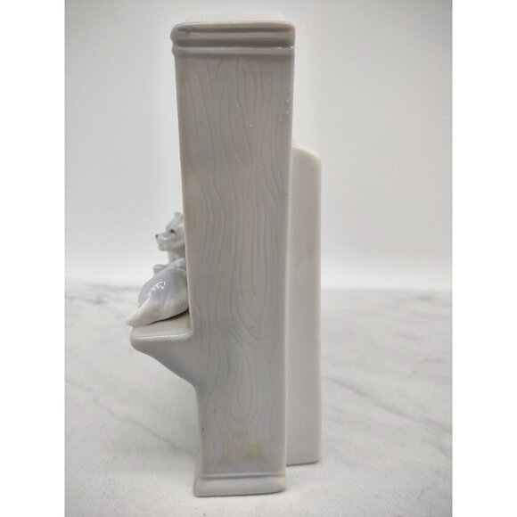 Vintage Westie Dogs On Bookcase Porcelain Westland Taiwan Sleeping Dog Terrier - Picture 5 of 10